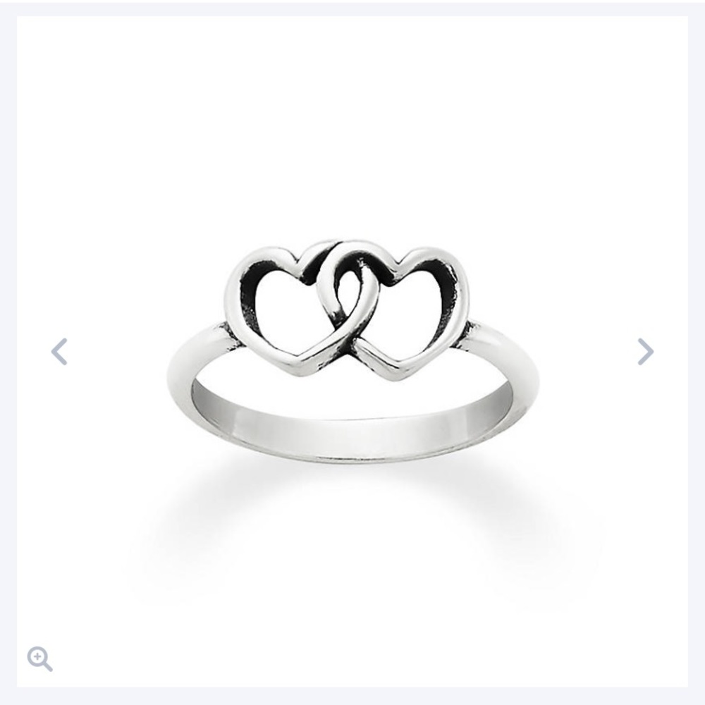 James Avery Two Hearts Together Ring